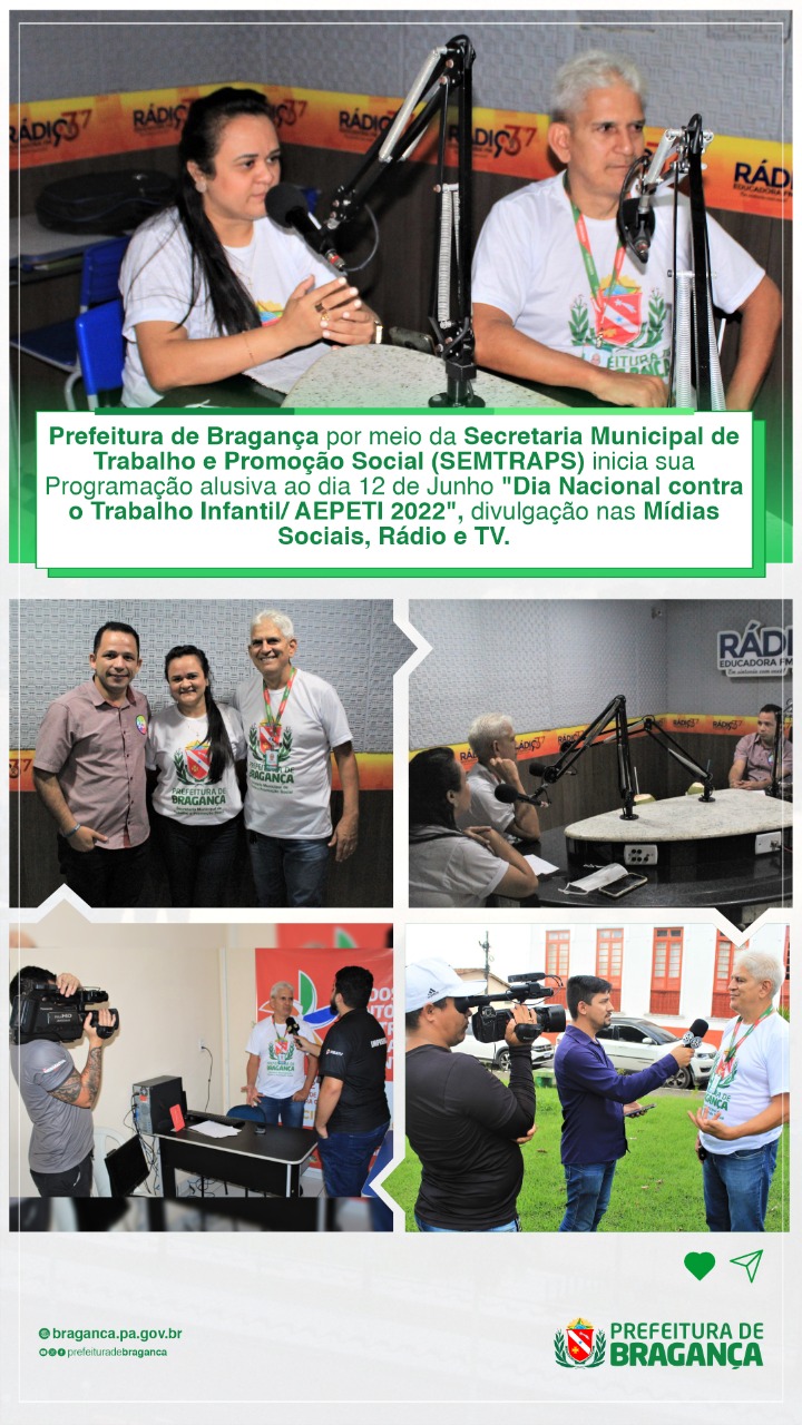 INICIO DA PROGRAMAÇÃO ALUSIVA AO DIA 12 DE JULHO.