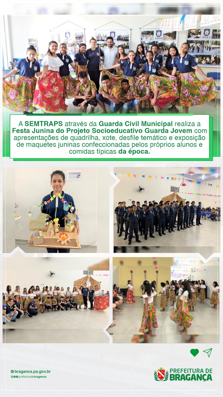 FESTA JUNINA DO PROJETO SOCIOEDUCATIVO GUARDA JOVEM.