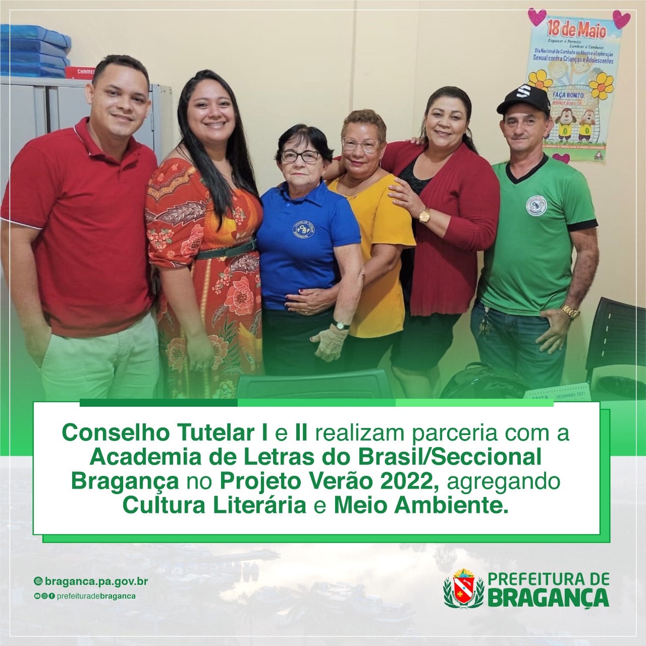 CONSELHO TUTELAR I E II REALIZAM PARCERIA COM A ACADEMIA DE LETRAS DO BRASIL.