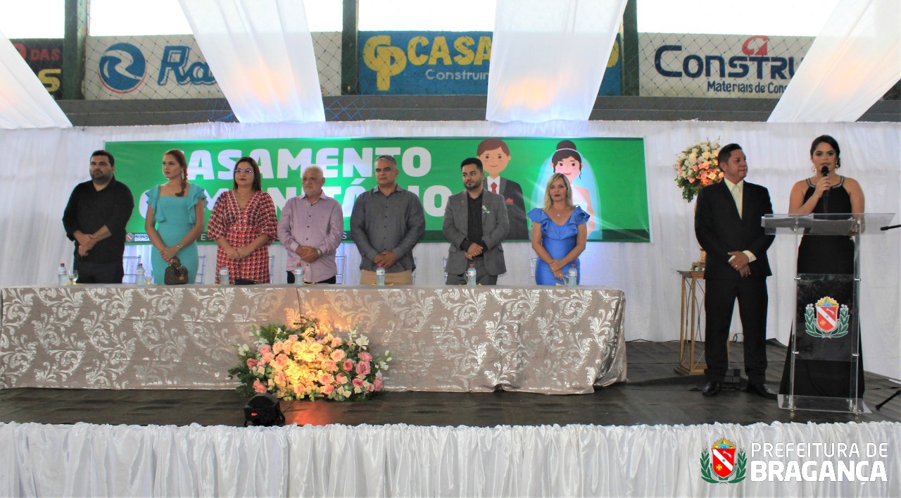 1ª EDIÇÃO DO CASAMENTO CIVIL COMUNITÁRIO GRATUITO.