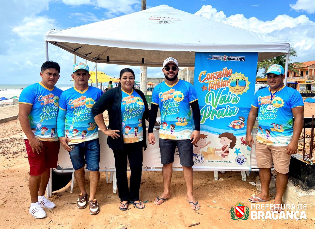 SEMTRAPS VAI À PRAIA POR MEIO DO CONSELHO TUTELAR NO VERÃO 2022.