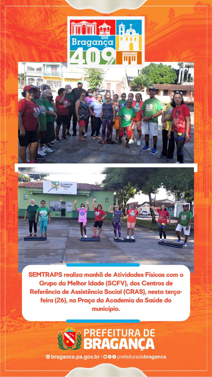 MANHÃ DE ATIVIDADE FÍSICA