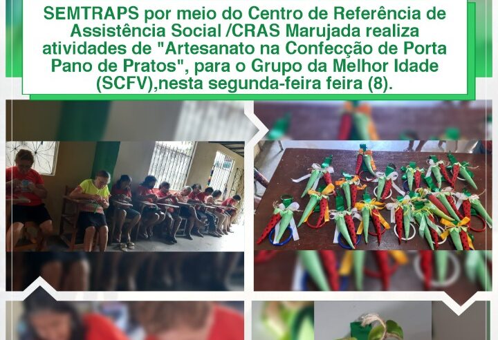 ARTESANATO NA CONFECÇÃO DE PORTA PANO DE PRATOS.