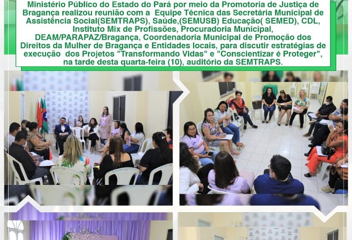 DISCUSSÃO SOBRE ESTRATÉGIAS DE EXECUÇÃO DOS PROJETOS “TRANSFORMANDO VIDAS” E “CONSCIENTIZAR É PROTEGER”.
