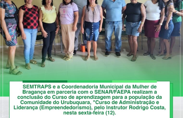 CONCLUSÃO DO CURSO DE ADMINISTRAÇÃO E LIDERANÇA.