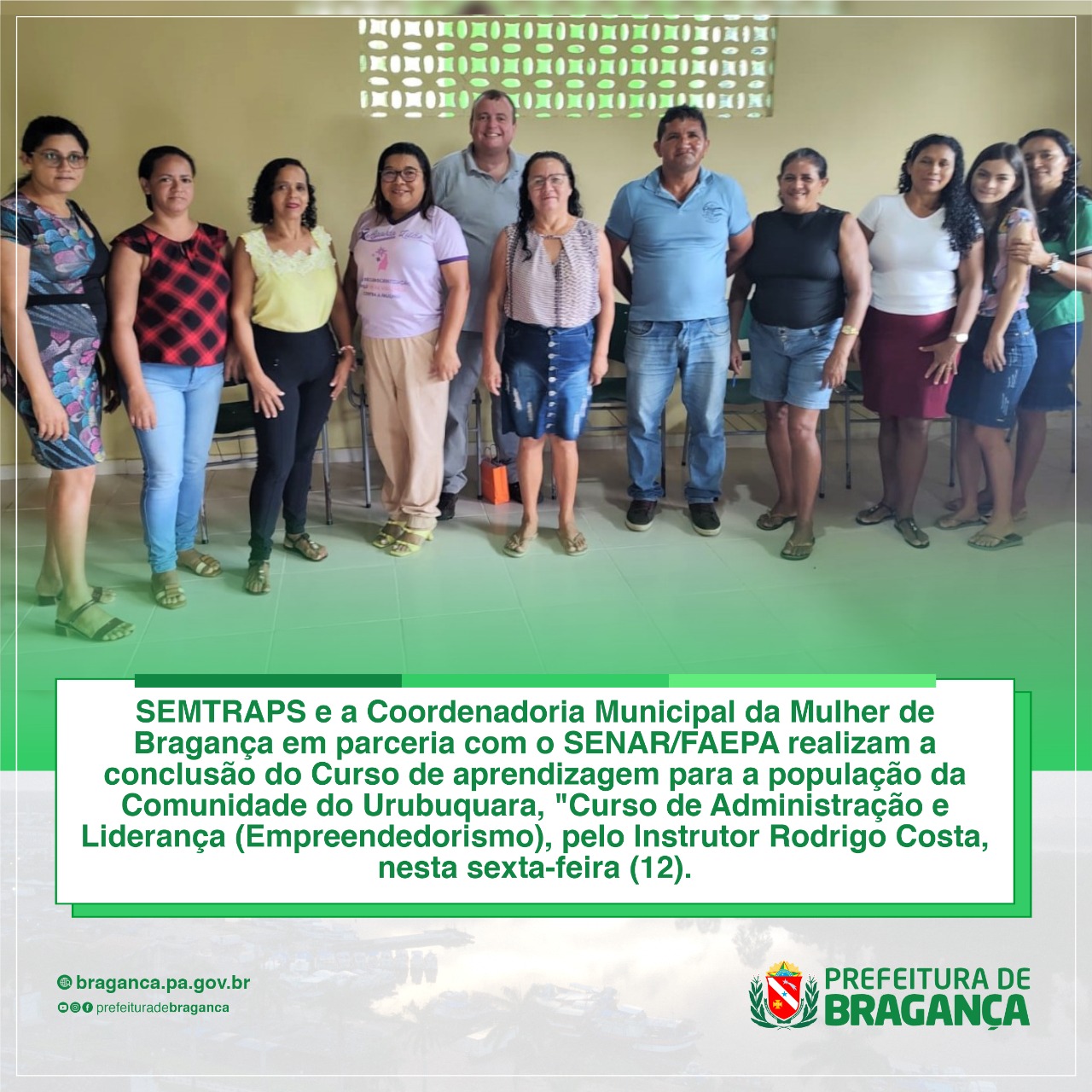 CONCLUSÃO DO CURSO DE ADMINISTRAÇÃO E LIDERANÇA.