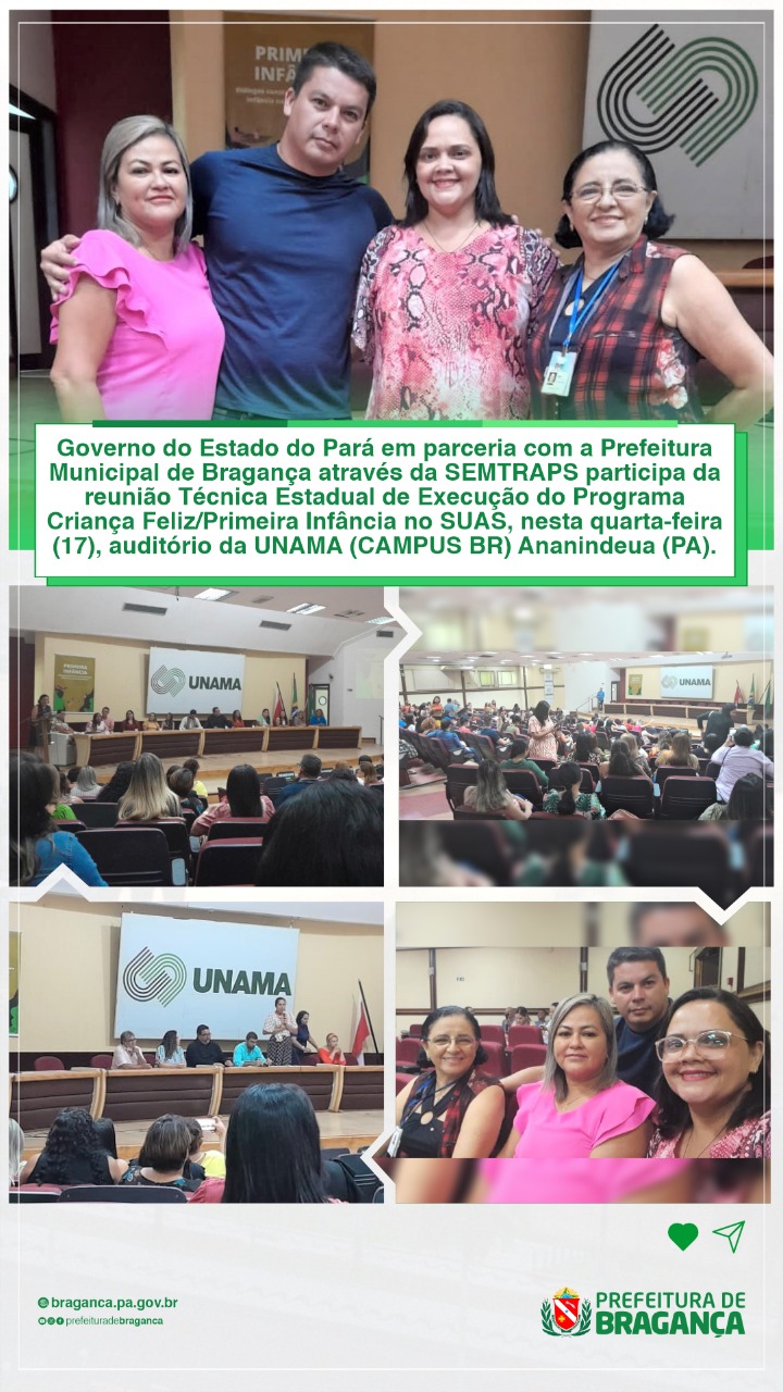 REUNIÃO TÉCNICA ESTADUAL DE EXECUÇÃO DO PROGRAMA CRIANÇA FELIZ/PRIMEIRA INFÂNCIA NO SUAS.