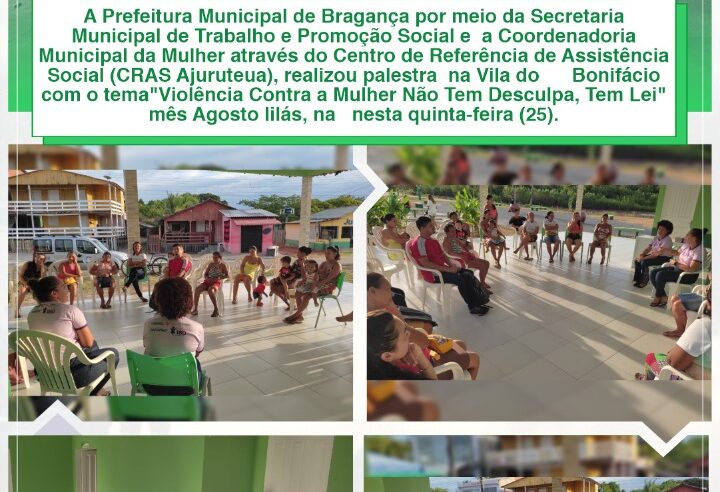 PALESTRA NA VILA DO BONIFÁCIO