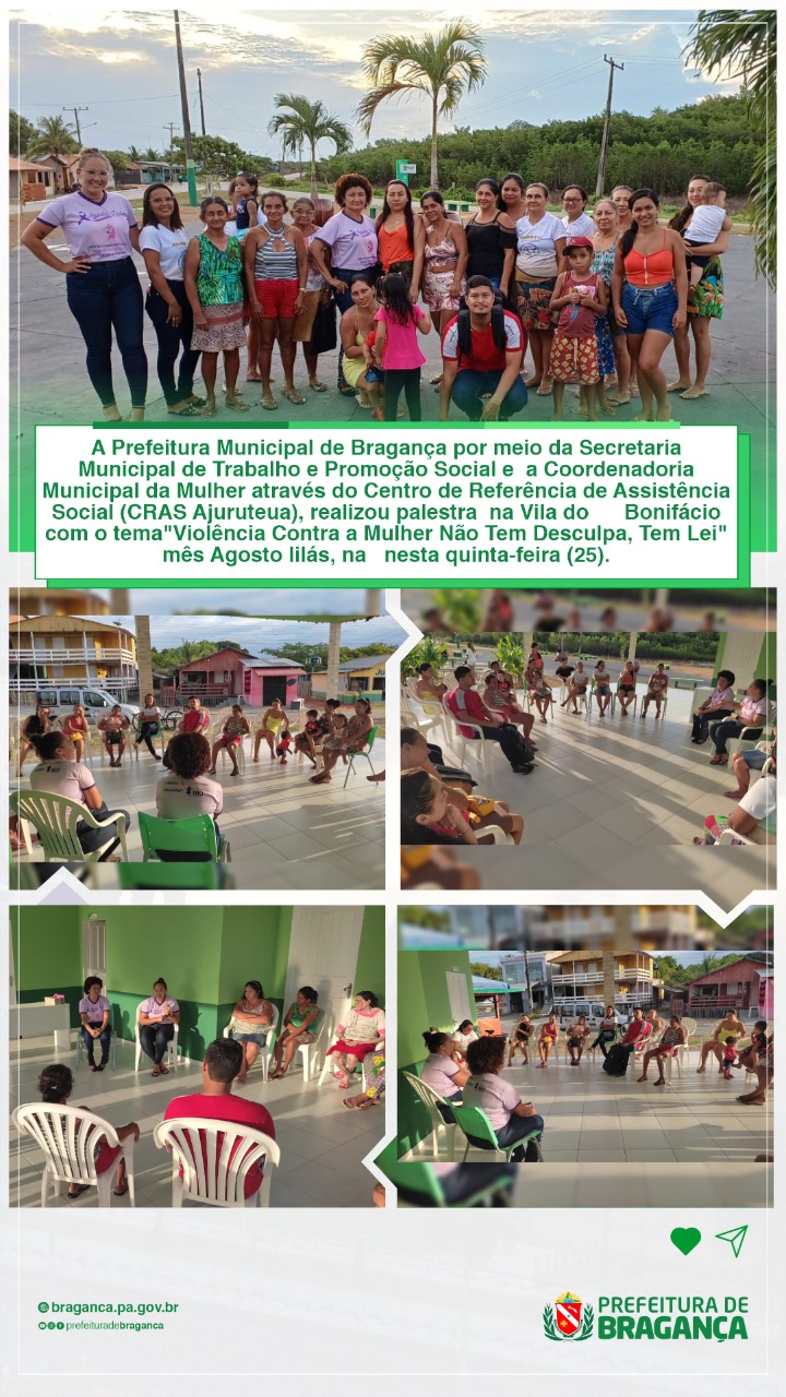 PALESTRA NA VILA DO BONIFÁCIO