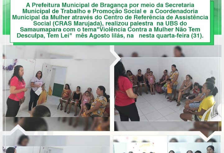 PALESTRA NA UBS DO SAMAUMAPARA.