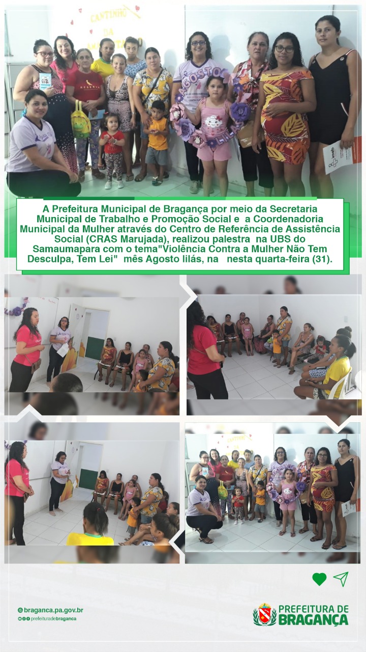 PALESTRA NA UBS DO SAMAUMAPARA.