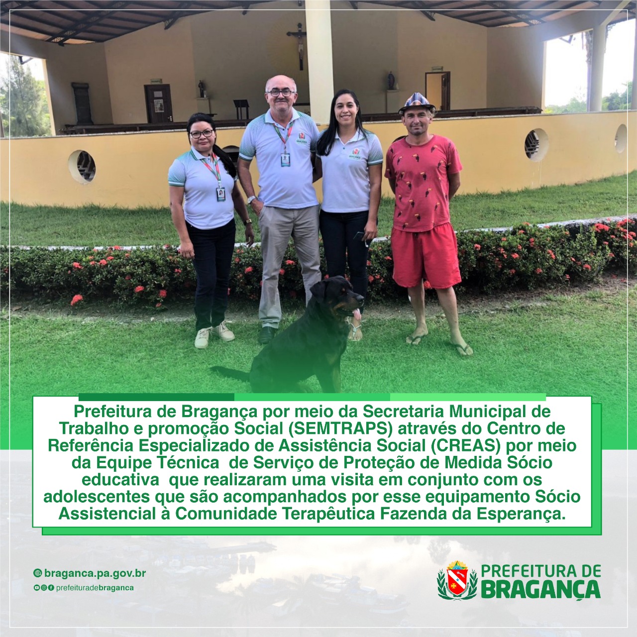 VISTA A FAZENDA DA ESPERANÇA.