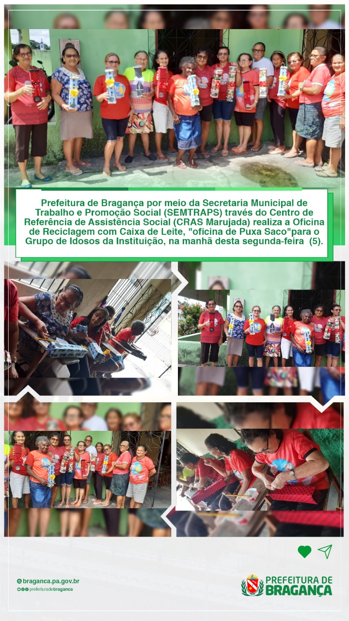 OFICINA DE RECICLAGEM COM CAIXA DE LEITE.