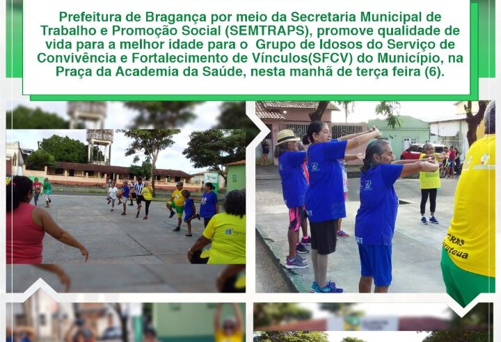 QUALIDADE DE VIDA PARA A MELHOR IDADE