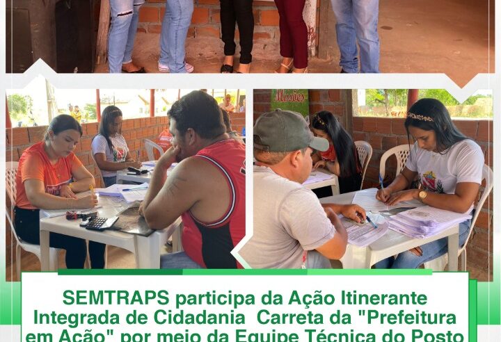 Ação Itinerante Integrada de Cidadania no Residencial Minha Casa Minha Vida.