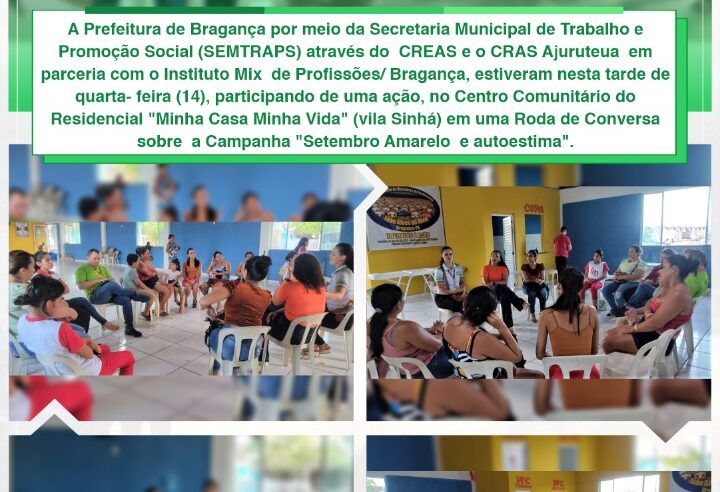 AÇÃO NO CENTRO COMUNITÁRIO DO RESIDENCIAL MINHA CASA MINHA VIDA