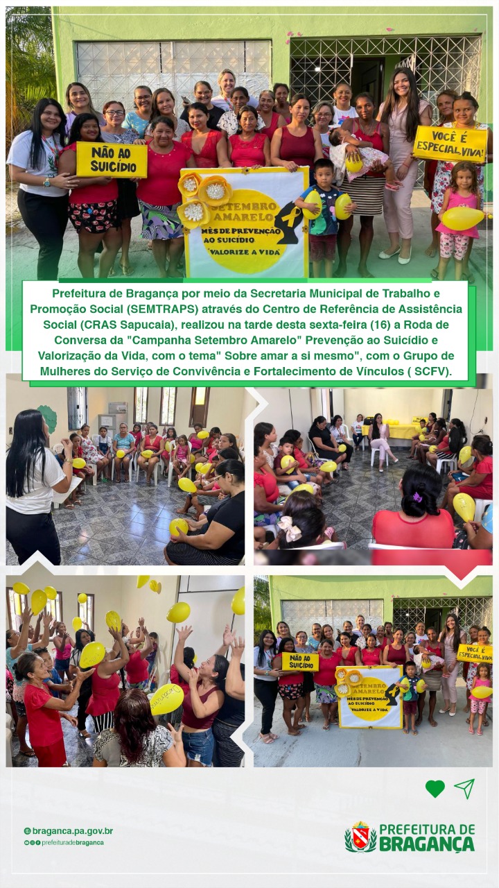 RODA DE CONVERSA DA CAMPANHA SETEMBRO AMARELO