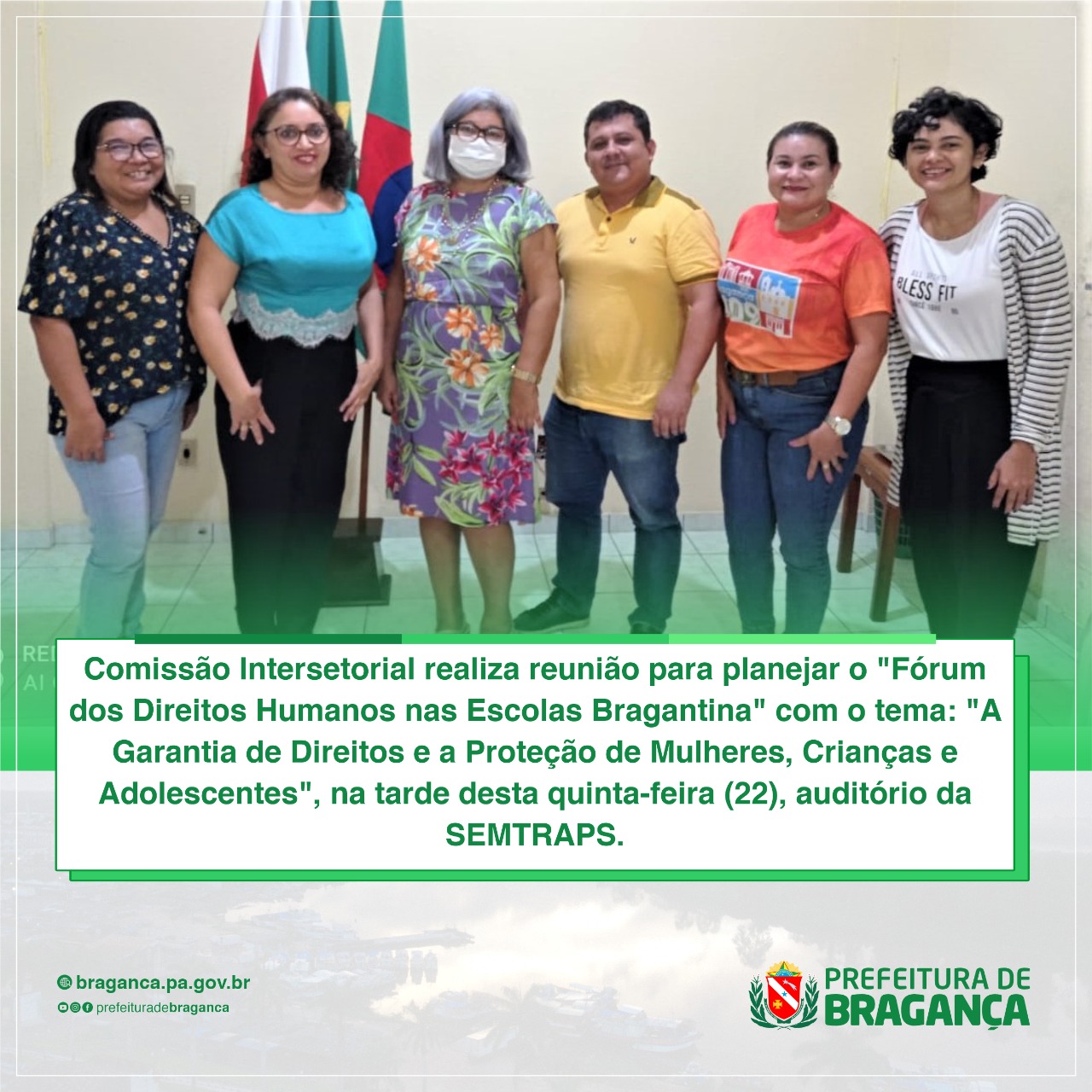 REUNIÃO PARA PLANEJAR O FÓRUM DOS DIREITOS HUMANOS NAS ESCOLAS BRAGANTINA.