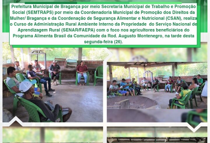 Curso de Administração Rural.