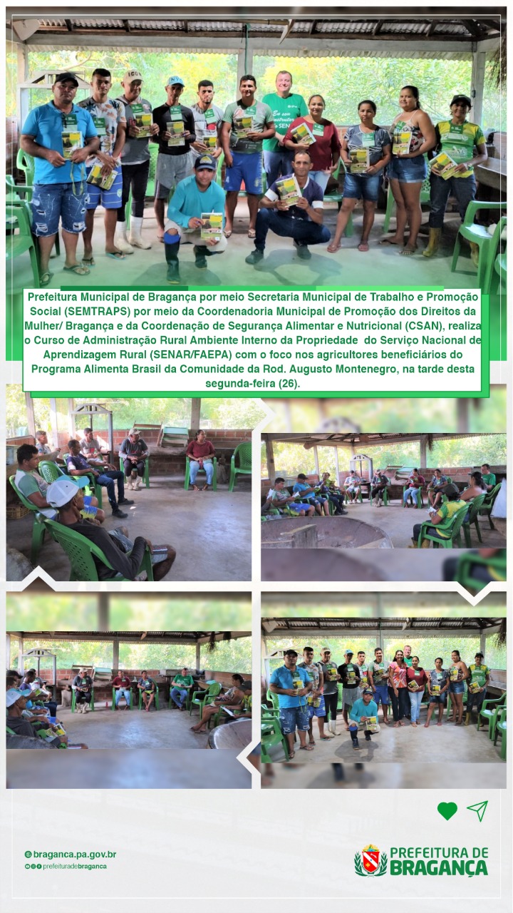 Curso de Administração Rural.