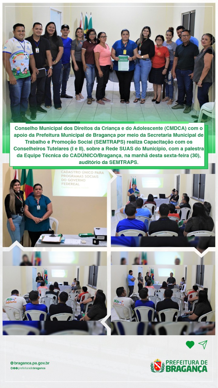 Capacitação com os Conselheiros Tutelares 1 e Il.