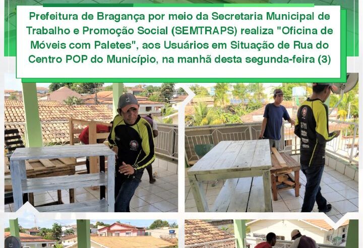 Oficina de Móveis com Paletes