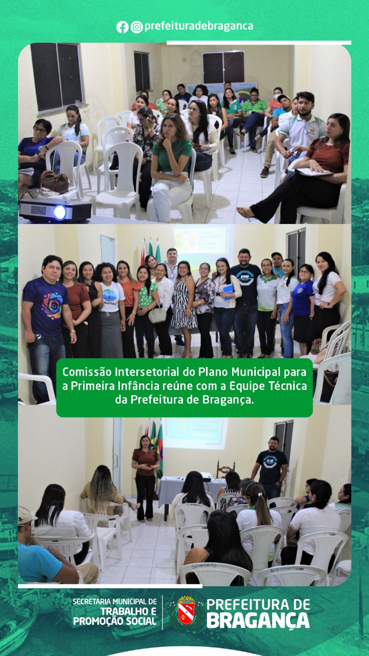 Reunião para elaboração do Plano Municipal pela Primeira Infância.