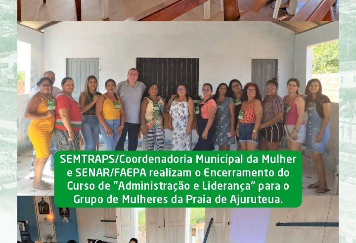 Encerramento do Curso de Administração e Liderança.