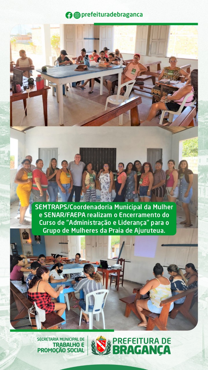 Encerramento do Curso de Administração e Liderança.