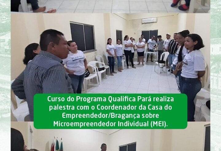 Palestra com o Coordenador da Casa do Empreendedor