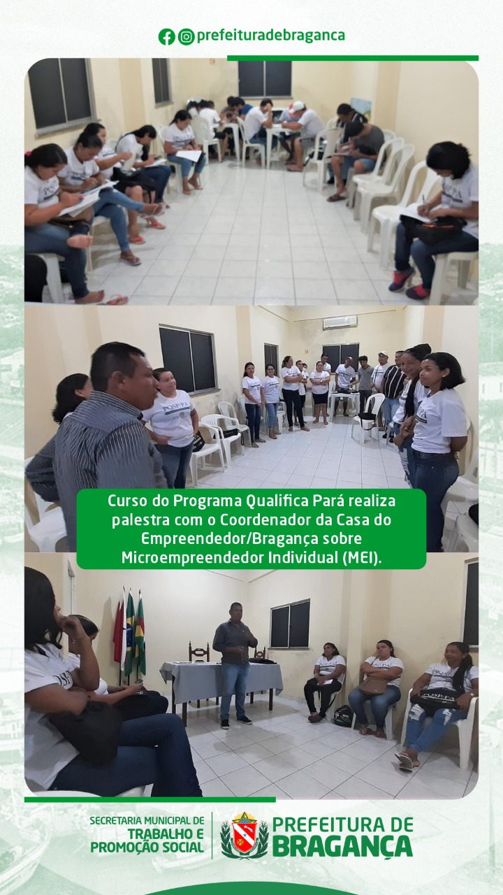 Palestra com o Coordenador da Casa do Empreendedor