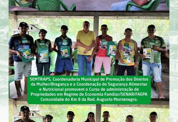 Curso de Administração de Propriedades em Regime de Economia Familiar.
