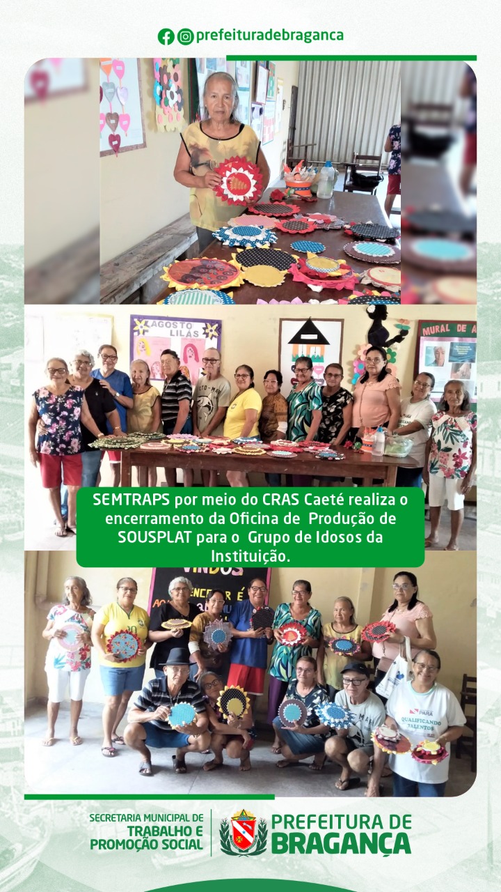 Encerramento da Oficina de Produção de SOUSPIAT.