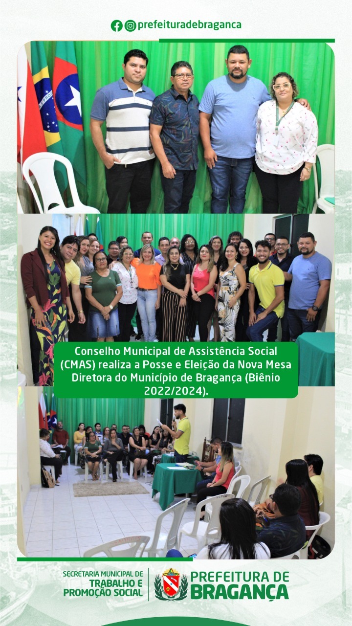 Posse e Eleição da Nova Mesa Diretora do Município de Bragança (Biênio 2022/2024).