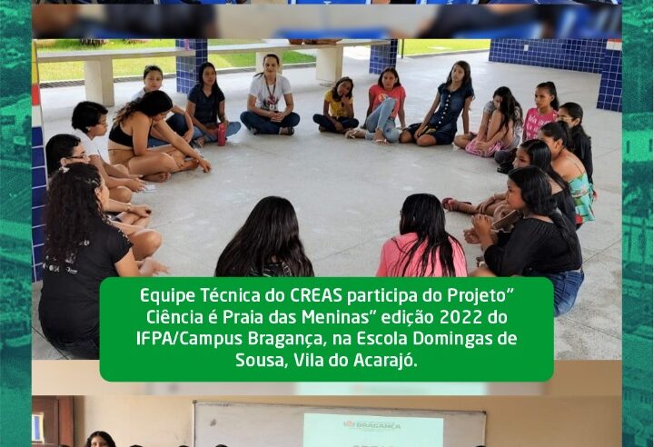 CREAS participa do Projeto Ciência é Praia das Meninas.