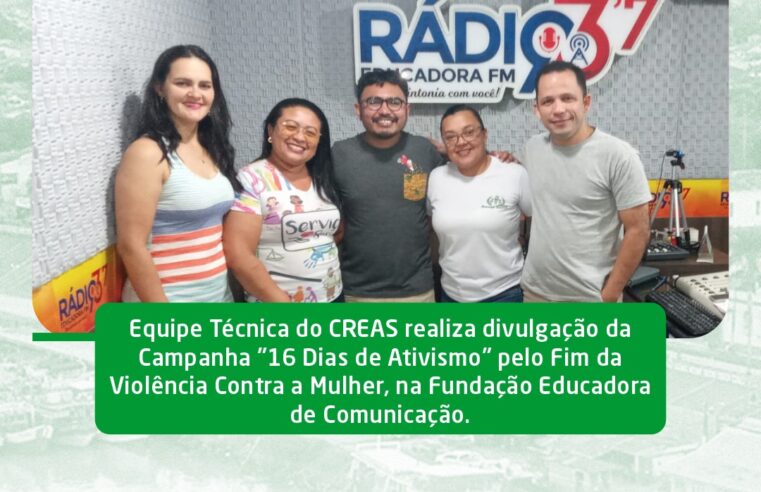Campanha de divulgação “16 Dias de Ativismo.