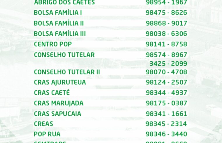 Canais de atendimento SEMTRAPS