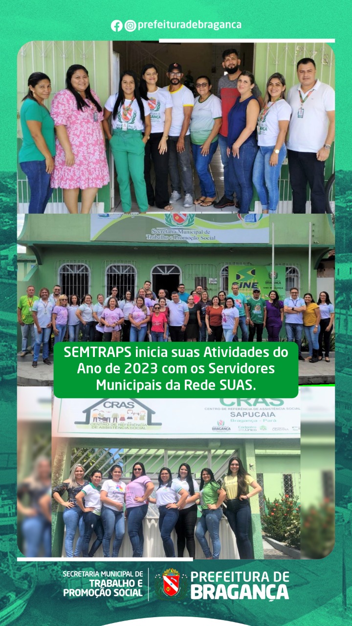 SEMTRAPS inicia suas Atividades do Ano de 2023 com os Servidores Municipais da Rede SUAS.
