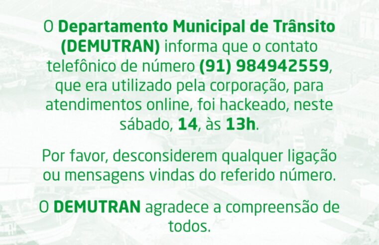 COMUNICADO DEMUTRAN.