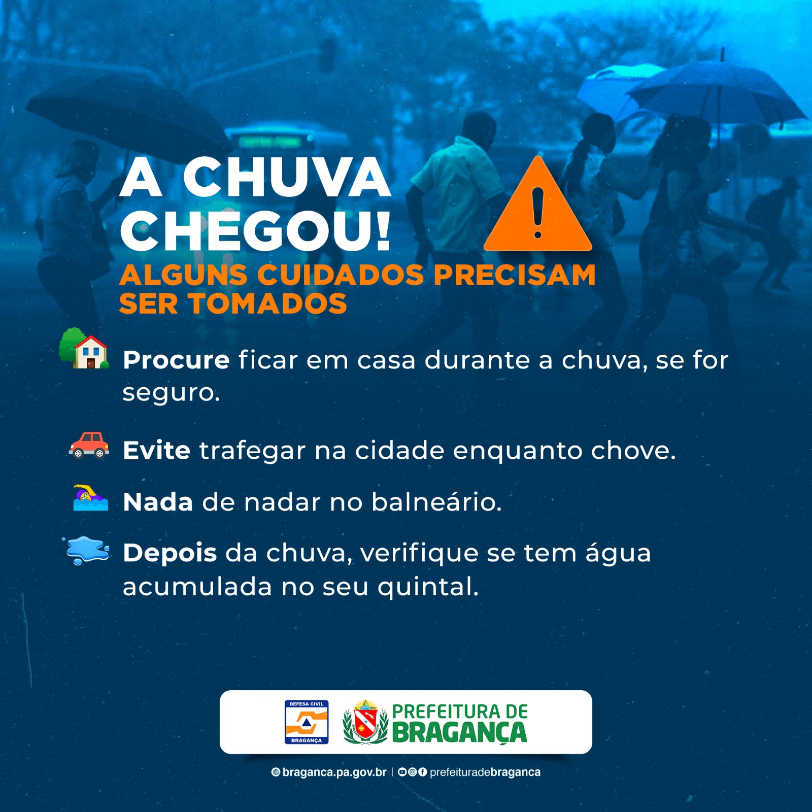 A CHUVA CHEGOU!