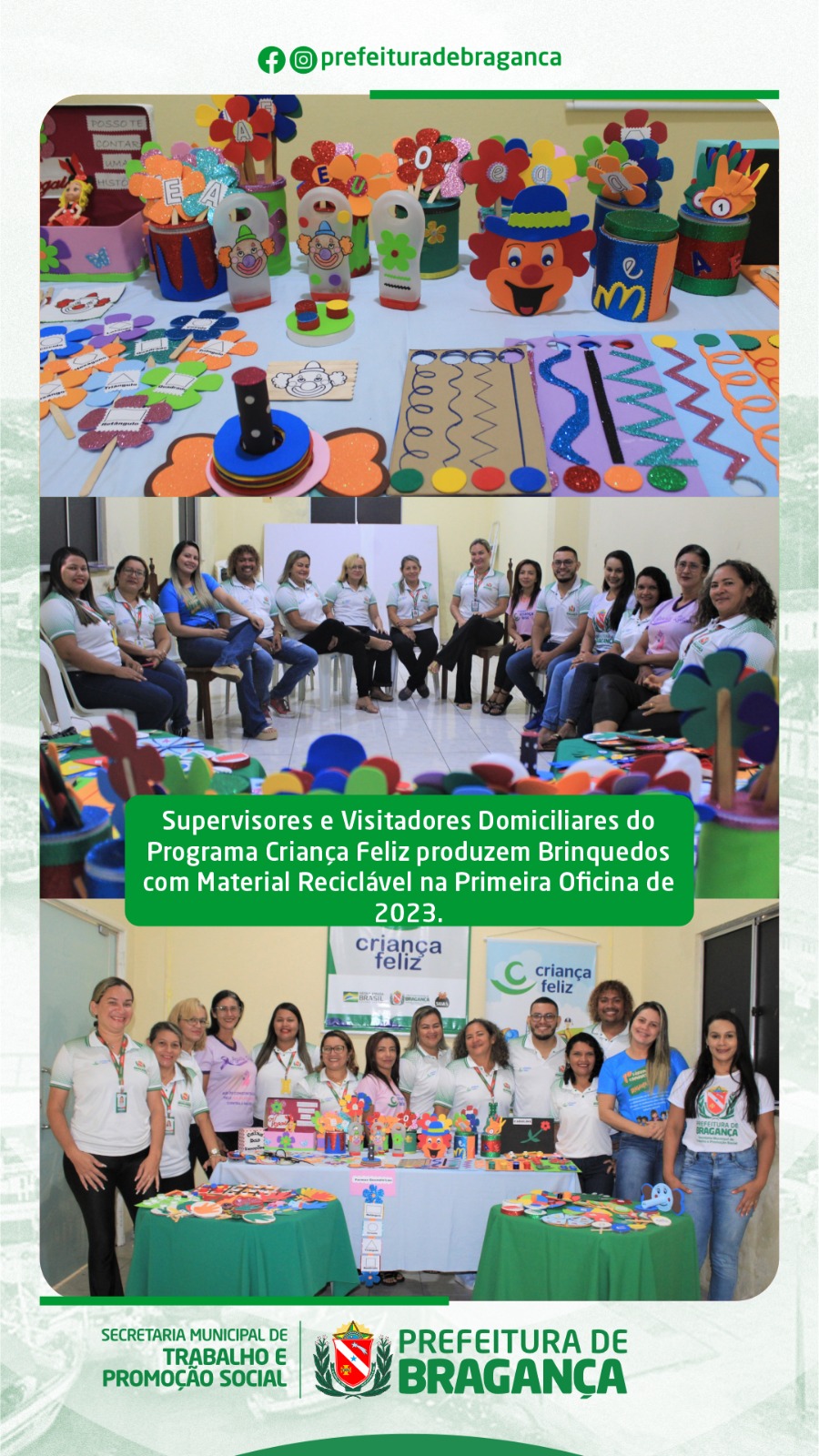 PRODUÇÃO DE BRINQUEDOS COM MATERIAL RECICLÁVEL