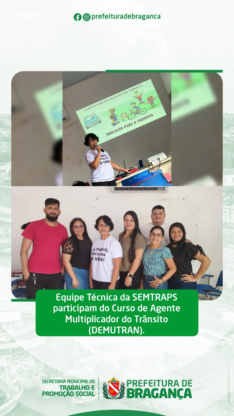 CURSO DE AGENTE MULTIPLICADOR DO TRÂNSITO.