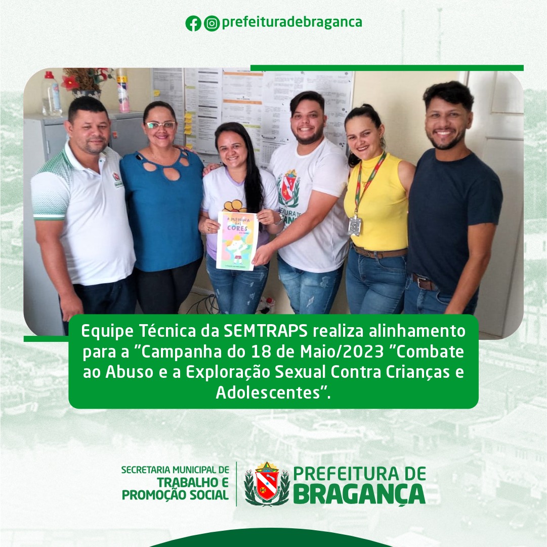 ALINHAMENTO PARA A CAMPANHA DO 18 DE MAIO/2023.
