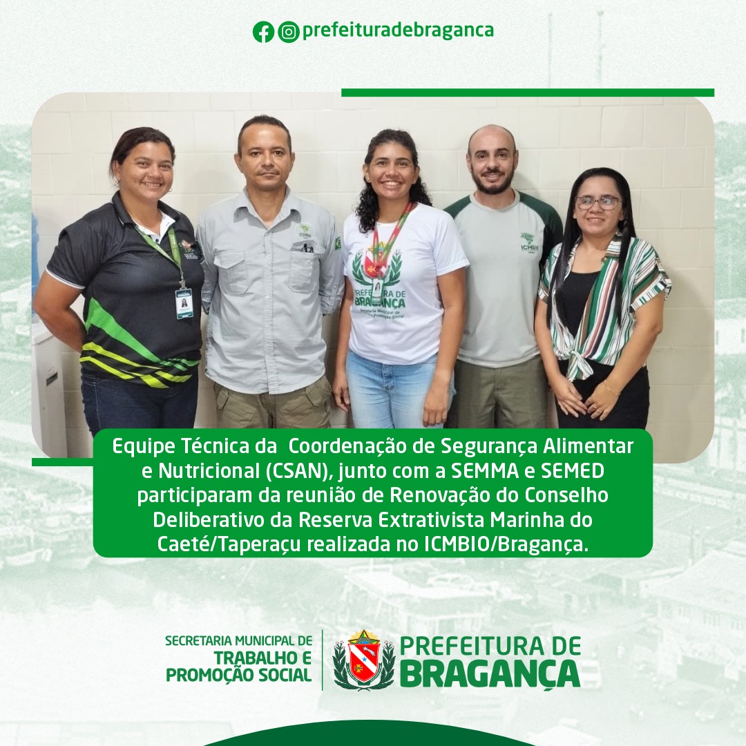 REUNIÃO DE RENOVAÇÃO DO CONSELHO DELIBERATIVO DA RESERVA EXTRATIVISTA MARINHA DO CAETÉ/TAPERAÇU.