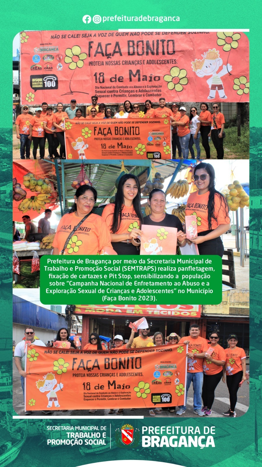 SENSIBILIZANDO A POPULAÇÃO: CAMPANHA NACIONAL DE ENFRENTAMENTO AO ABUSO E À EXPLORAÇÃO SEXUAL DE CRIANÇAS E ADOLESCENTES.