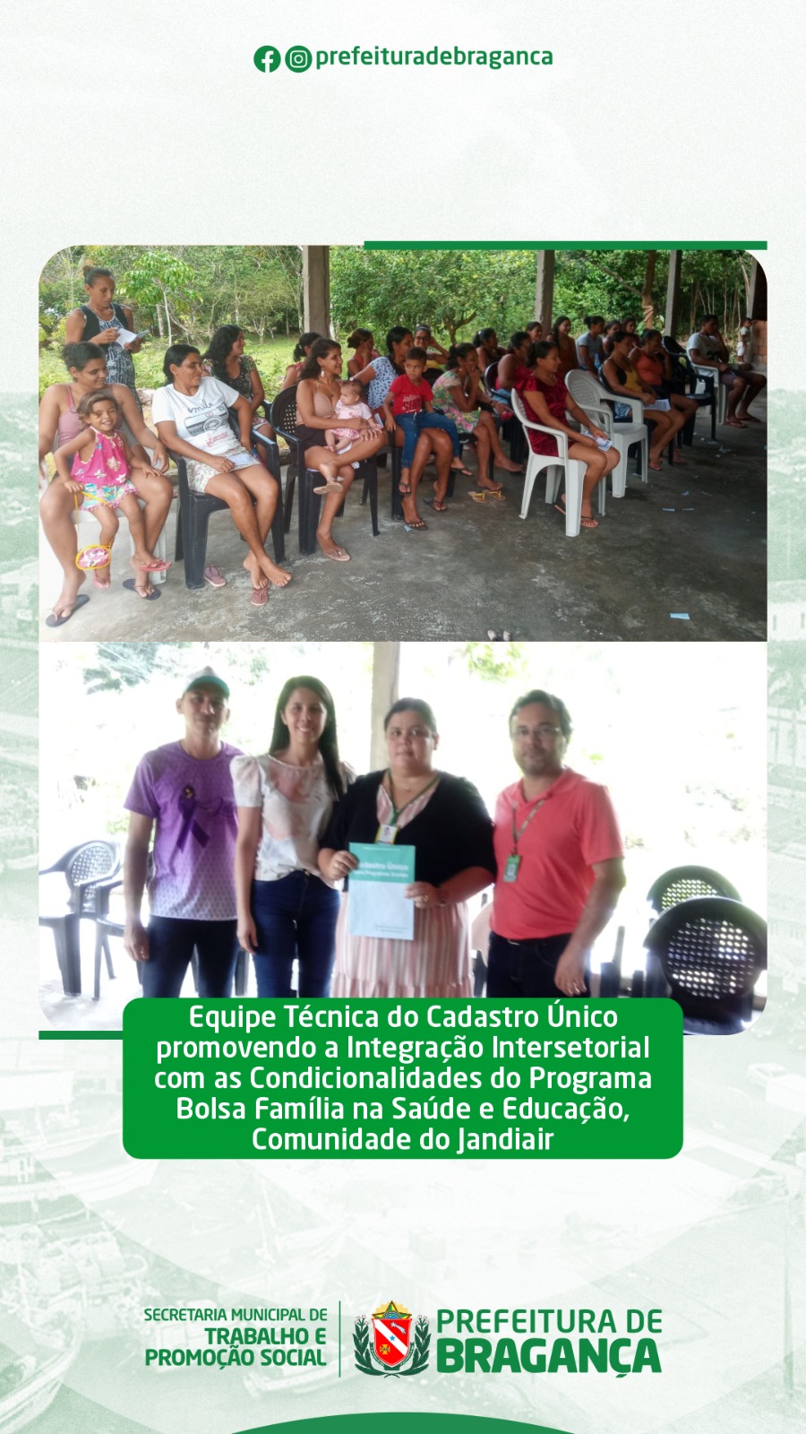 INTEGRAÇÃO INTERSETORIAL DO PROGRAMA BOLSA FAMÍLIA NA SAÚDE E EDUCAÇÃO.