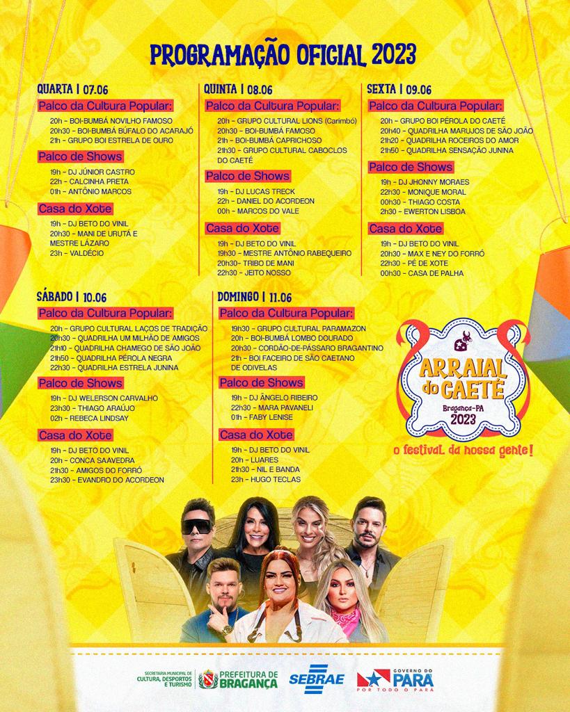 ARRAIAL DO CAETÉ 2023