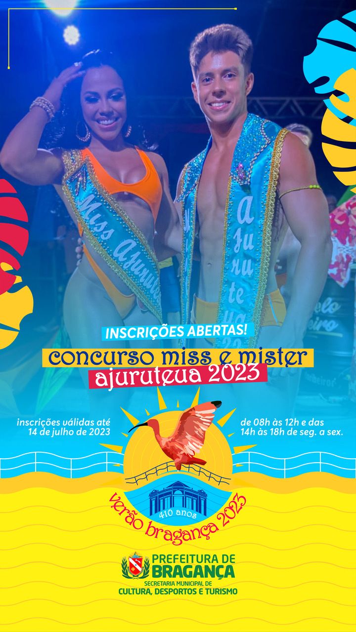 CONCURSO MISS E MISTER AJURUTEUA 2023 – INSCRIÇÕES ABERTAS!