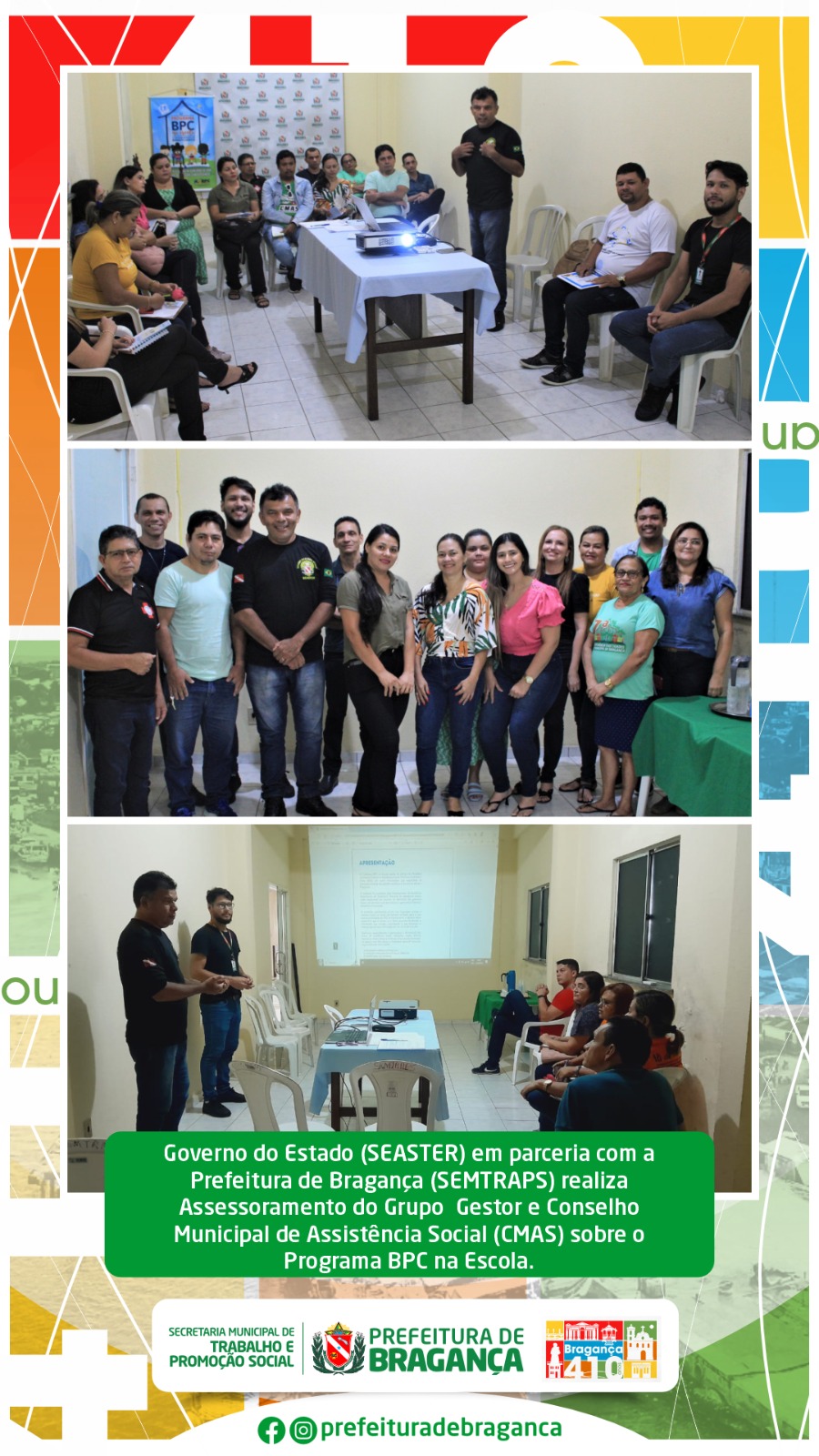 ASSESSORAMENTO SOBRE O PROGRAMA BPC NA ESCOLA.