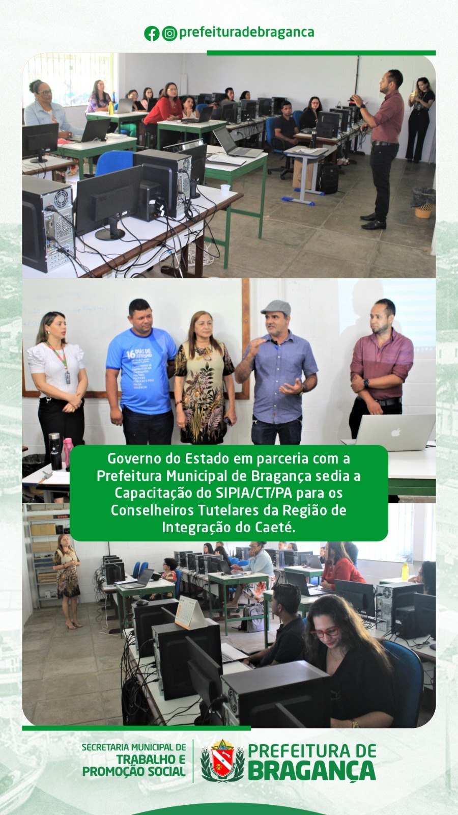 CAPACITAÇÃO PARA OS CONSELHEIROS TUTELARES DA REGIÃO DE INTEGRAÇÃO DO CAETÉ.